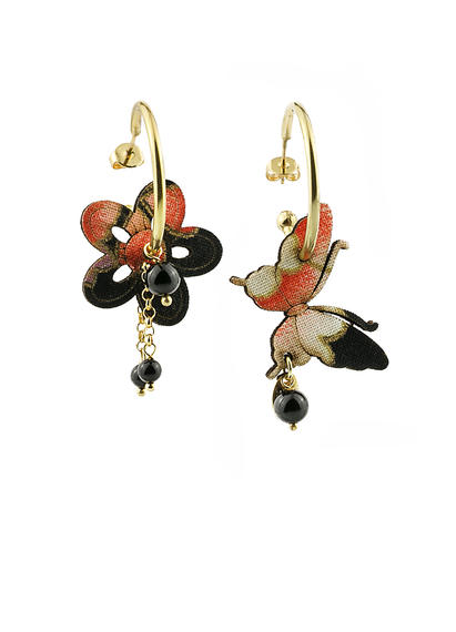 small-black-butterfly-and-flower-circle-earrings